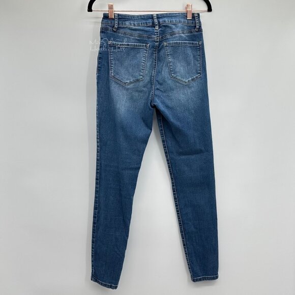 Rewash High-Waisted Skinny Ankle Jeans Size 7 - Picture 3 of 5